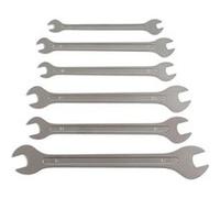 jeu de 6 cles a fourches ultra minces, extra plates - Laser Tools