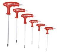 Jeu de 6 clés Torx poignée en T extra longues OC PRO - T10 à T40 - Acier chrome vanadium