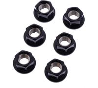 Jeu de 6 couronnes cubes JMP M8x1.25 mm noir aluminium de compétition