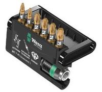Wera Bit-Check 7 PZ Diamond 1 05057412001 Jeu d'embouts 7 pièces vis Pozidriv BiTorsion