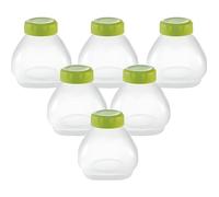 Jeu de 6 flacons - SEB - XF102000 - Bouteilles à yaourt à boire - Goupillon inclus - Compatible lave-vaisselle