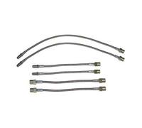 Jeu de 6 flexibles blindés type "aviation" GOODRIDGE pour BMW E36