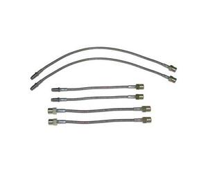 Jeu de 6 flexibles blindés type "aviation" GOODRIDGE pour BMW E36