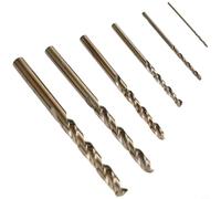 Jeu de 6 Forets HSS pour m35 1-6mm pour Acier Inoxydable et Métaux Durs | For HSS pour m35 Acier Inoxydable,Foret Métal Haute Résistance Chaleur,Set Perçage Acier 1 à