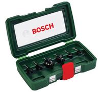 Jeu de 6 fraises carbure (à queue 1/4) Bosch - 2607019462