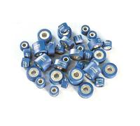 Jeu de 6 Galets POLINI 19x17mm, 8,4g, Coloris Jaune