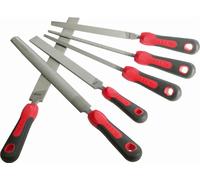 Jeu de 6 limes avec manches bi-matière SAM OUTILLAGE - LPJ-1