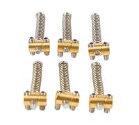 Jeu de 6 Pontets en Laiton pour Cordier TL, Pièces de Rechange pour Guitare électrique Telecaster