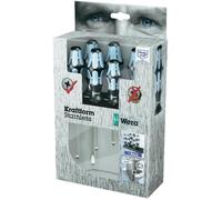 Set de 6 tournevis Kraftform WERA 3334/6 Rack