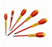 Jeu de 6 tournevis isolés 1000V STANLEY Fatmax + testeur - 0-65-443