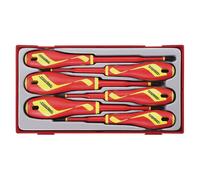 Jeu de 6 tournevis Plats - PH et PZ - Isolés 1000 Volts Teng Tools TTV706N
