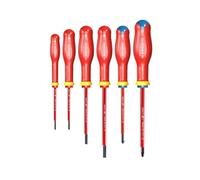 Facom Jeu de 6 tournevis isolés Protwist ATDVE.J6PB plats/PZ 1000 V Soft Grip