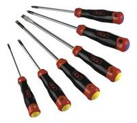JEU DE 6 TOURNEVIS S1 FENTE POZIDRIV SAM OUTILLAGE - TJ2