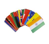 Jeu de 60 cartes éducatives en carton pour apprendre les drapeaux du monde