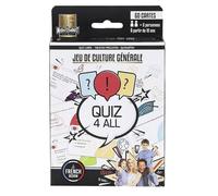 Jeu de 60 cartes quizz de culture générale multicolore