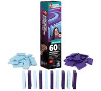 Jeu de 60 dominos bleu/violet Spin Master Games H5 Domino Creations par la Youtubeuse Lily Hevesh Classic