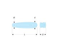 Jeu de 7 clés 6 pans sur monture - FACOM - 86H.JU7