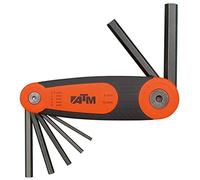 Jeu de 7 clés Allen avec support de type couteau, idéales pour les ajustements sur les machines et l'assemblage de meubles.