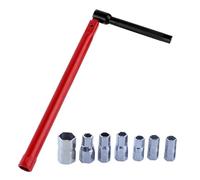Jeu De 7 Clés D'installation D'évier e Robinet Réglable, Avec 7 Écrous Interchangeables De 8 À 17 Mm, Kit D'outils D'installation Et De Démontage D'écrou Arrière De Robinet De Salle De Bain