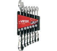 Virax Jeu de 7 clés mixtes à cliquet 310325 – tête flexible 180° 8–17 mm embout 12 pans