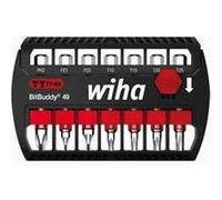 Wiha Wiha Jeu d'embouts BitBuddy® embout TY de 49 mm Phillips, Pozidriv, TX 7 pcs 1/4" dans un coffret (42117) Quantité:1