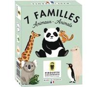 Jeu de 7 familles - Animaux - Pirouette Cacahouete Beige G
