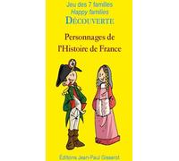 Jeu de 7 familles découverte Les Personnages de l'Histoire de France