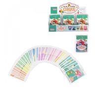 Jeu de 7 Familles Familial Thème Cirque Jeux de Cartes de Société 42 Cartes