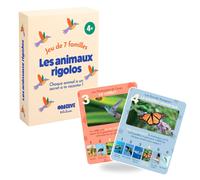 Jeu de 7 familles, les animaux rigolos multicolore TU