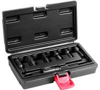 Jeu de 7 fraises à fileter VEVOR outil de réparation de filetage métrique M10 M12 M14 M18 M20 M22, jeu d'outils de filetage en acier au carbone traité thermiquement, pour les applications de réparatio