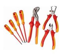 Jeu de 7 outils isoles 1000 volts 3 pinces + 4 tournevis vde SAM - ZTBPJ7 G