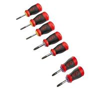 SAM Outillage – Jeu de 7 tournevis compacts S1 Tom Pouce – Fente, Phillips® et Pozidriv®