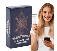 Jeu de 78 cartes de tarot, outils de divination adaptés aux débutants, cartes de lecture intuitive, symbolisme de niveau expert, kit d'orientation spirituelle pour la découverte de soi et la