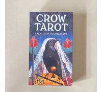 Jeu de 78 cartes Tarot Crow Tarot, jeu de divination Papetier