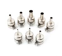 jeu de 8 buses pour pistolet à air chaud pour outils de réparation pour stations de soudage à air chaud (3/4/5/6/7/8/10/12 mm)