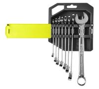 Jeu de 8 cl¿s (8. 10. 11. 12. 13. 14. 17. 19 mm) - RYOBI - Angle de reprise 15¿ - Coffret compatible avec Ryobi LINK