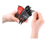 Jeu de 8 clés étoilées mâles coudées en étui Facom