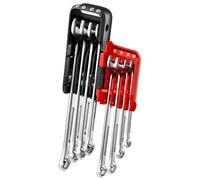 Jeu de 8 clés FACOM mixtes longues OGV GRIP 441 (8 à 19 mm) sur étui JP 441.JP8GRPPB