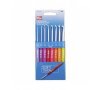 Jeu De 8 Crochets Prym Soft Touch En Plastique N° 2 À 6 - Prym