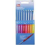 Jeu de 8 Crochets Prym soft touch en plastique N° 2 à 6 - Prym(...) - Multicolore Multicolore G