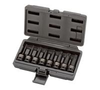 KS TOOLS Jeu d'embouts puissants Torx 1/2", 8 pièces, T30-T80, long