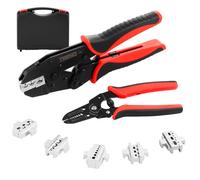 Jeu de 8 Pinces à Sertir,TEENO Jeu d'outils de Sertissage Multifonctionnel,