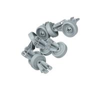 Jeu de 8 roulettes de panier inférieur Lave-vaisselle 481252888112, BAUKNECHT, LADEN, IGNIS, IKEA WHIRLPOOL, KITCHENAID, RADIOLA, MAYTAG, BRANDT,