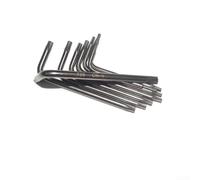 Jeu de 8 tournevis Torx pour T5 T7 T8 pour T9 pour T10 pour T15 pour T20 facile à transporter en acier au chrome vanadium