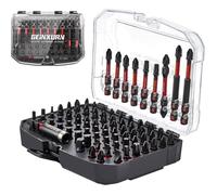 Jeu de 83 embouts de tournevis en acier S2 magnétique Torx/Phillips/Pozidriv/plat/tête hexagonale,tige hexagonale de 1/4""boîte de