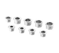 Jeu de 9 bagues réductrices pour clé polygonale à cliquet 464.M14X19 - FACOM - 464.MKIT