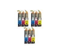 Jeu de 9 cartouches d'encre C/M/Y compatibles Brother LC3211 - 3x Cyan/Magenta/Jaune pour DCP/MFC