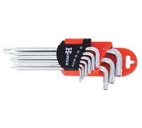 Jeu de 9 clés mâles étoile percée chromées HANGER 250110