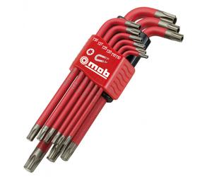 Jeu de 9 clés mâles Tamper Torx aimantées Mob 9064020101