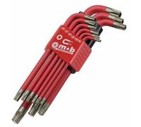 Jeu de 9 clés mâles torx - tête sphérique aimantée MOB
